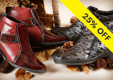 25% Off Ladies Wide Fit Boots