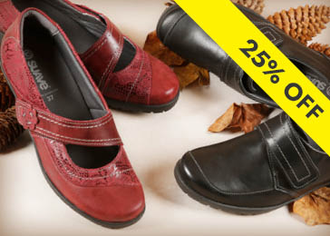 25% Off Ladies Wide Fit Shoes